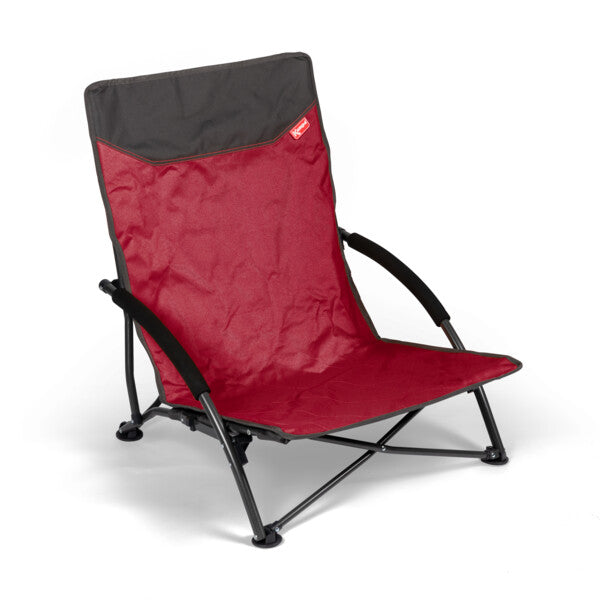 Kampa Sandy Low Beach Chair 2023 Ember Red