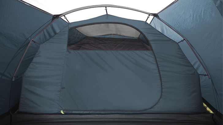 Outwell Cloud 5 - 5 Berth Dome Tent feature image of inner tent with main door zipped up