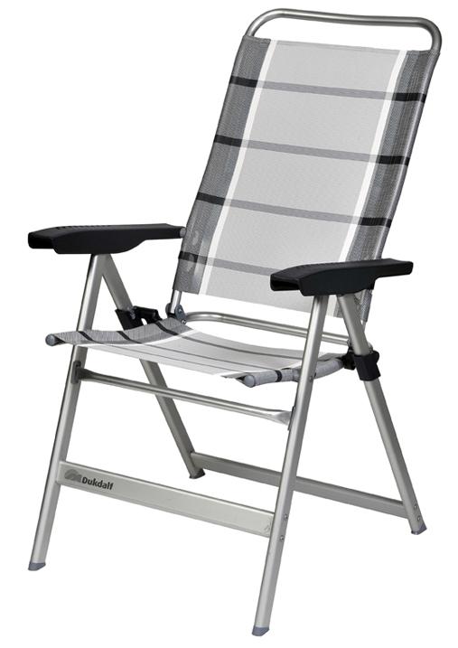 Dukdalf Dynamic Folding Chair (Grey Stripe): Lightweight,