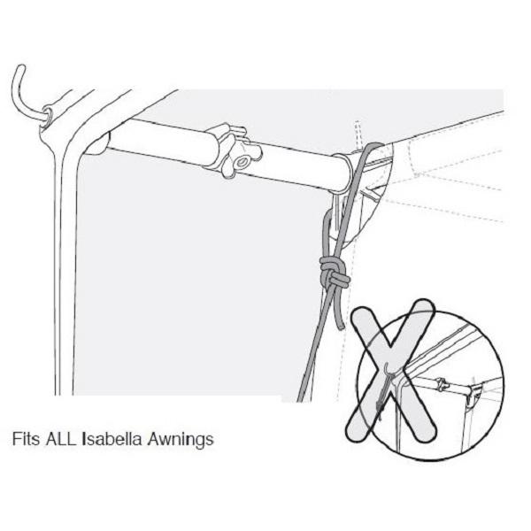 Isabella Caravan Awning Typhoon Straps X3