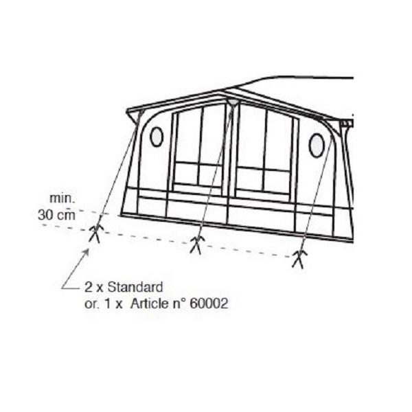 Isabella Caravan Awning Typhoon Straps X3