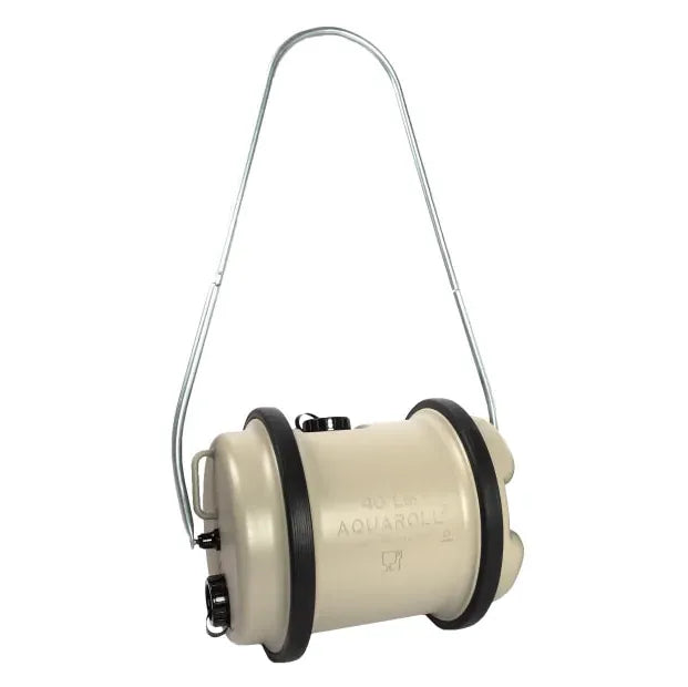 Aquaroll 40L Premium Rolling Water Carrier – Beige - main product image