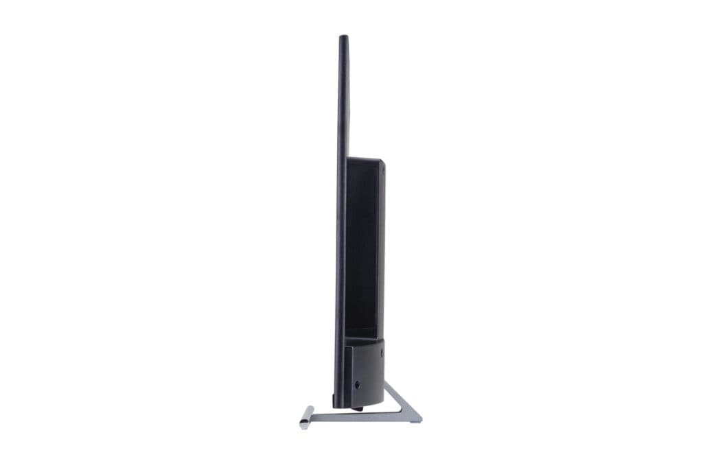 Avtex SmartPRO Smart TV - right-hand side view of television with stand