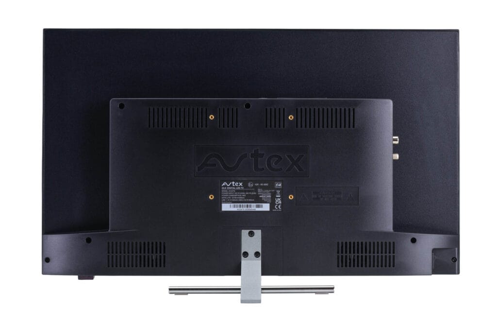 Avtex SmartPRO Smart TV - rear view of television with stand