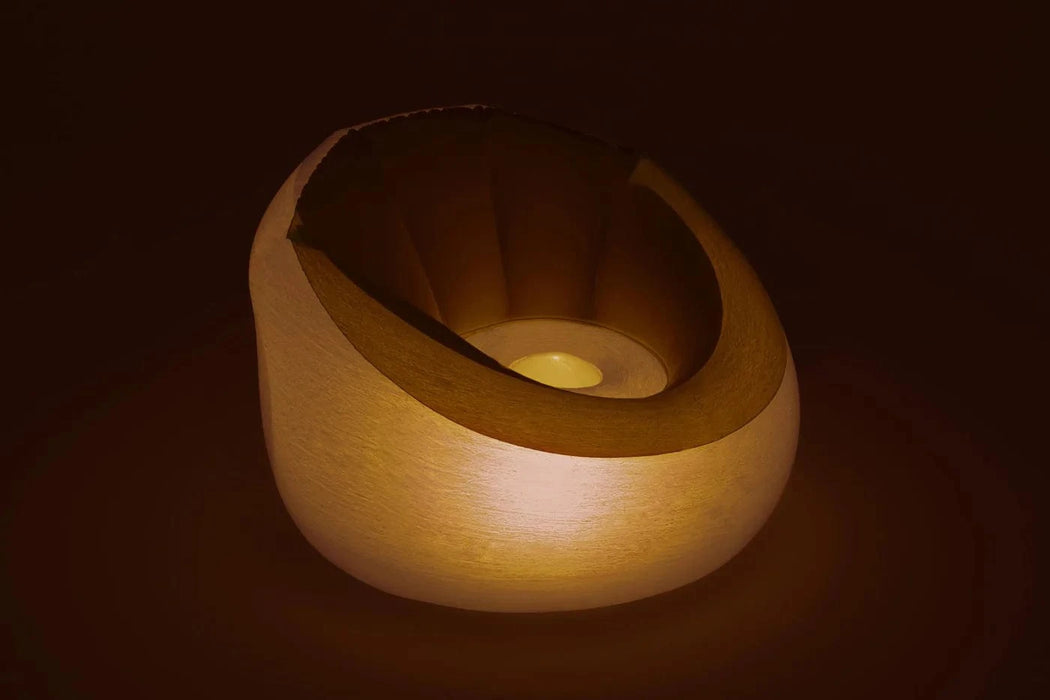 Bestway Inflatable Waterproof LED Chair With 7 Colour Lights - product image showing white LED light on