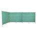 Blue Diamond 7-Pole Windbreak - Green Stripe, 5.4m - main product image