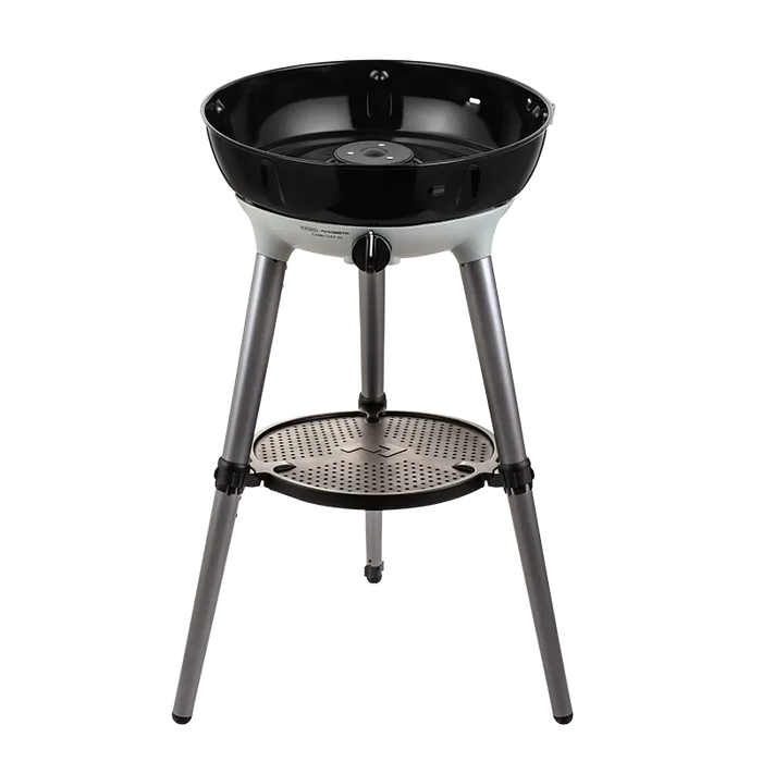 Cadac Carri Chef 40 QR BBQ, Paella Pan & Grill Combo - product image, showing BBQ from front view with lid removed