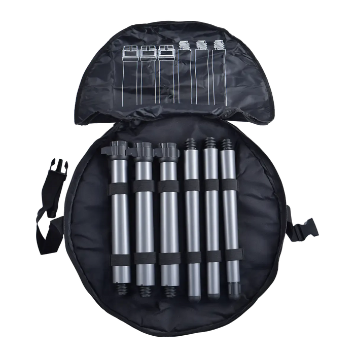 Cadac Carri Chef 50 LPG Gas BBQ - product image, showing image of detached legs in carry bag