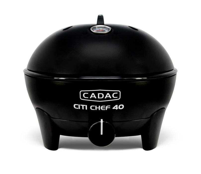 Cadac Citi Chef 40 Black - Urban & Camping Gas BBQ feature image of lid shut