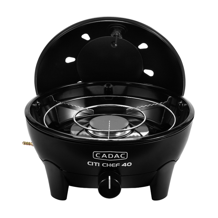 Cadac Citi Chef 40 Black - Urban & Camping Gas BBQ feature image showing pan ring
