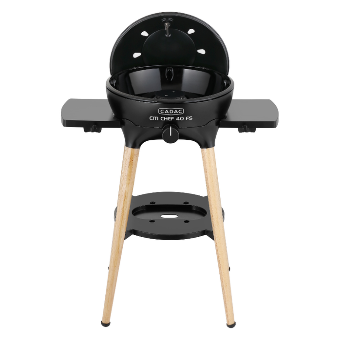 Cadac Citi Chef 40 FS Black - Urban & Camping Gas BBQ feature image of BBQ with no plate  burner in centre