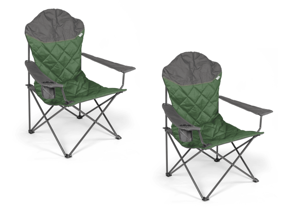 Kampa XL High Back Folding Camping Chair Fern Green — Aztec Leisure