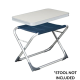 Dukdalf Adagio Stool Table Top and Case Main feature image of stool with table top