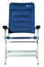 Dukdalf Sublime Aluminium Camping/Caravan Chair - Blue View from front