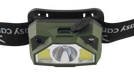 Easy Camp Crowberry Rechargeable Head Torch - product image, showing close-up of torch with USB-C charging port