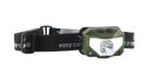 Easy Camp Crowberry Rechargeable Head Torch = product image, showing torch lit up