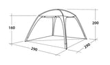 Easy Camp Day Lounge - Gazebo Storage Shelter  - Dimensions