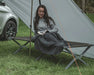 Easy Camp Heather Fleece Blanket - 170 x 130 cm - lifestyle image of product
