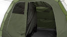 Easy Camp Huntsville 500 - 5 Person Tunnel Tent feature image of the bigger half of inner tent door open with divider up