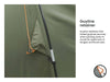 Easy Camp Leka Twin 8 Person Family Tent - product guyline retainer infographic