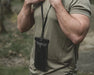 Easy Camp Sandwort Waterproof Smartphone Case - lifestyle image, showing case being worn around person's neck with phone inside