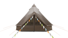 Easy Camp Vaulen Tipi 7 Person Festival Tent - product image, shown from front angle with door closed