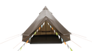 Easy Camp Vaulen Tipi 7 Person Festival Tent - product image, shown from front side with door open
