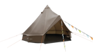 Easy Camp Vaulen Tipi 7 Person Festival Tent - product image, shown from front-left side angle with door open