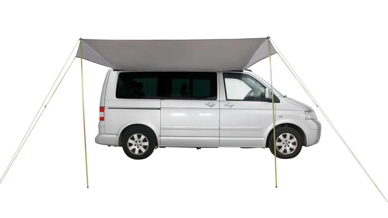Easy Camp Voss Canopy Drive Away Camping Shelter - product image, showing canopy attached to vehicle