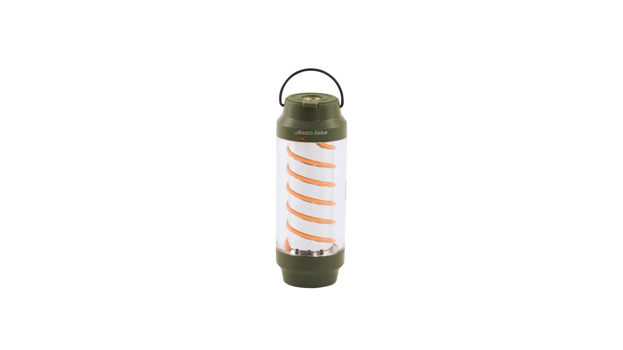 Easy Camp Wintergreen Lantern - product image, showing lantern with hanging hook