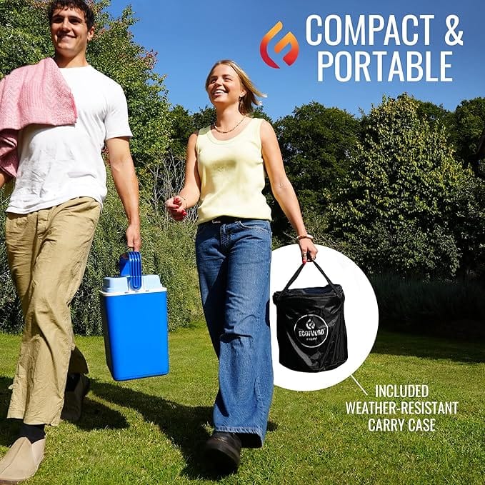 EcoFuego El Campo Fire Pit - Matte Black - product information image