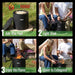 EcoFuego El Campo Fire Pit - Matte Black - product instructions (four steps)