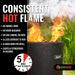 EcoFuego El Campo Fire Pit - Matte Black - product features graphic