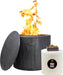 EcoFuego El Campo Fire Pit - Wood Graphite Grey - main product image