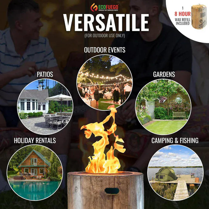 EcoFuego El Campo Fire Pit - Wood Original — Aztec Leisure