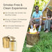 EcoFuego Fire Pit Wax Refill - Citronella 4.5kg - product features infographic