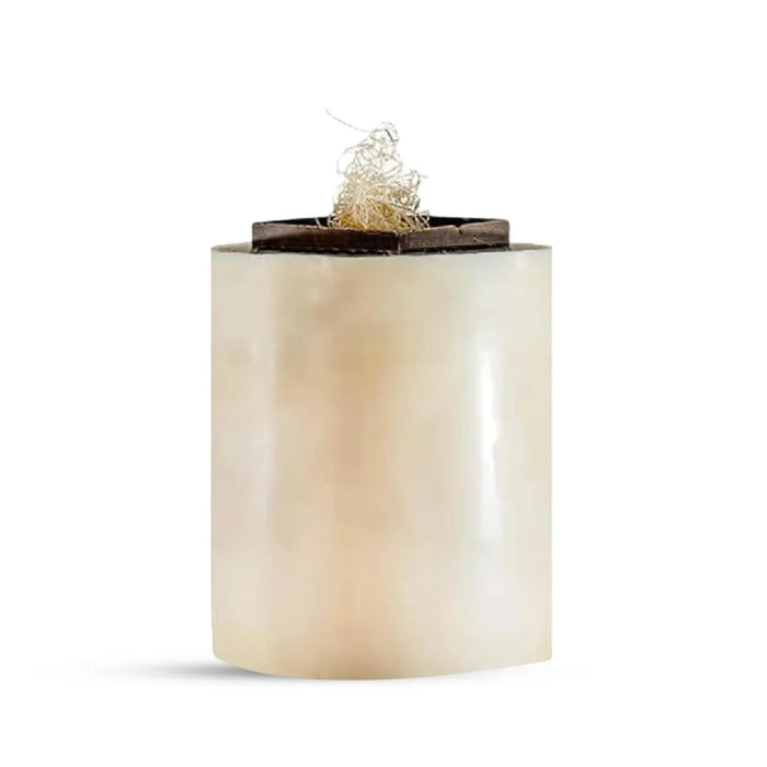 EcoFuego Fire Pit Wax Refill - Natural 4.5kg - product image, shown unwrapped