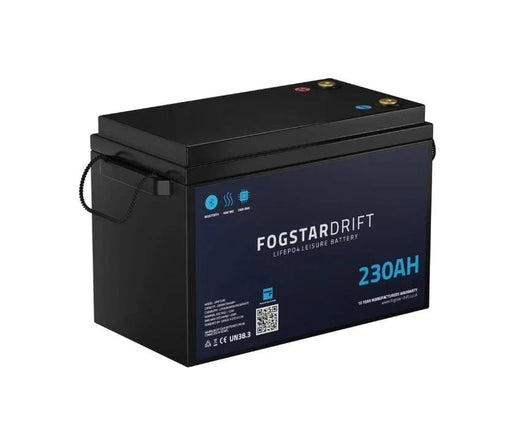 Fogstar Drift 230Ah Lithium Leisure Battery, 12V, Bluetooth, IP67