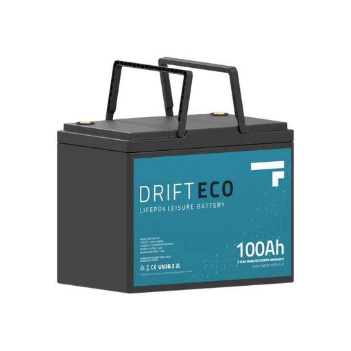 Fogstar 100Ah 12V Lithium Leisure Battery, BMS, for Leisure & Off-Grid Use