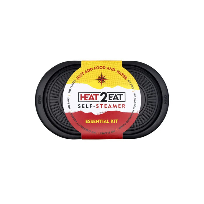 Heat 2 Eat Self Steamer Small HEAT 2 EAT self-steamer essential kit on a white background