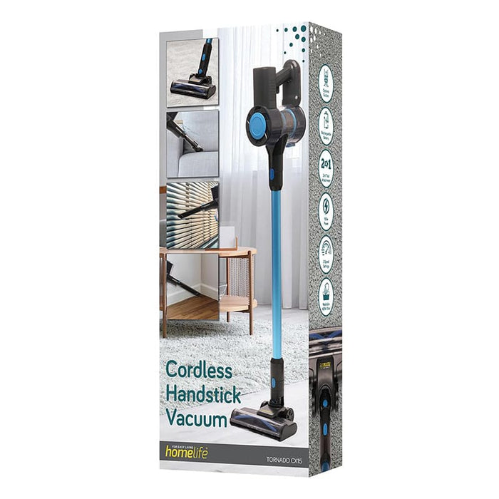 HomeLife Tornado CX15 2-in-1 Cordless Vacuum Cleaner - main product image, showing product packaging design