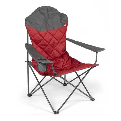 Kampa XL High Back Folding Camping Chair - Ember Red