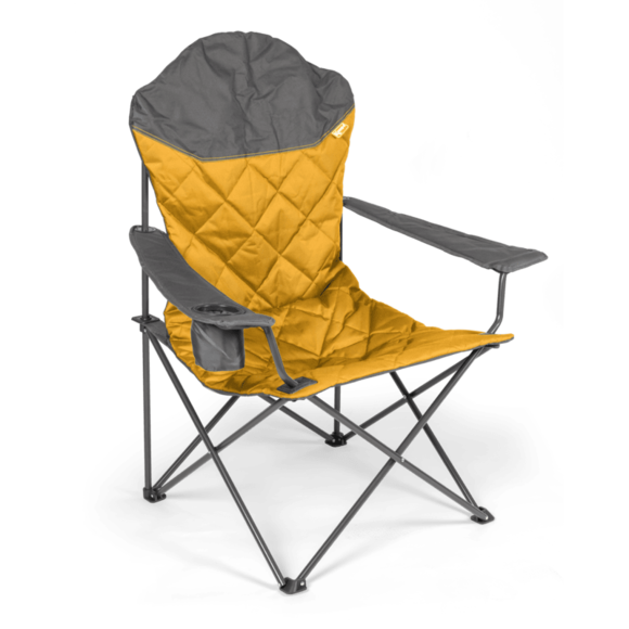 Kampa XL High Back Folding Camping Chair - Sunset Yellow