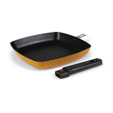 Kampa Square Frying Pan Sunset - Camping Non-stick Frying Pan feature image showing handle off 