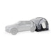 Kampa Tailgater Poled Rear Drive-Away Awning for SUVs and Cars - product image, showing side view of awning attached to car (shaded for differentiation) 
