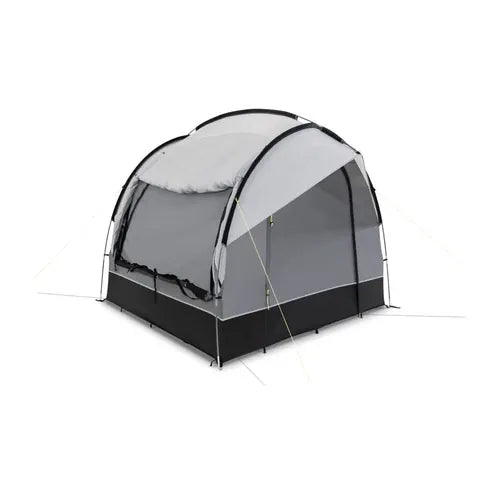 Kampa Tailgater Poled Rear Drive-Away Awning for SUVs and Cars - product image, showing awning with sheltered entrance