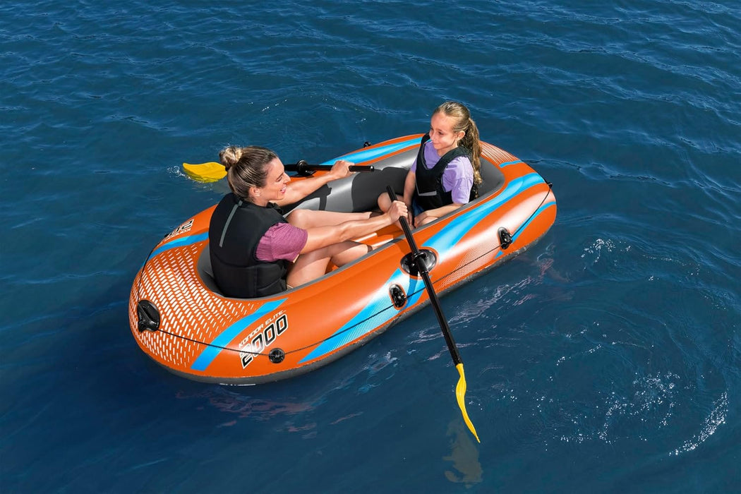 Kondor Elite 2000 Inflatable Dinghy mother and daughter paddling
