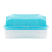 Leisurewize Moisture Mate Refillable Moisture Trap - product image, showing a translucent light blue plastic storage container with a slotted lid, shown against a plain white background.