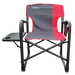 Liberty Leisure Director Camping Chair with Side Table – Red - main product image