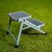 Maypole Foldable Steel Double Step - shown from reverse angle